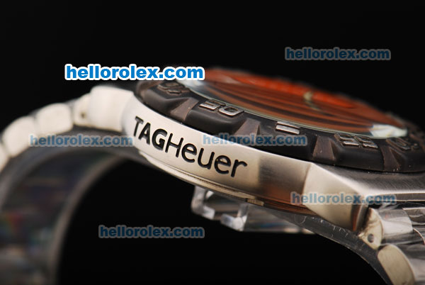 Tag Heuer Formula 1 Quartz Movement Orange Dial with Black Bezel - Click Image to Close